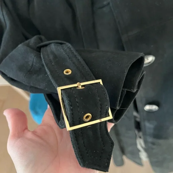 Terry Lewis genuine leather suede jacket Woman’s size XS NWT - Picture 8 of 8